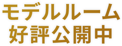 モデルルーム好評公開中